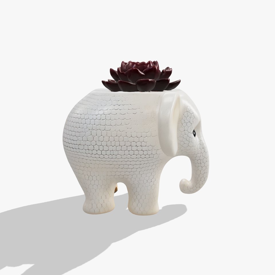 Cozy Elephant Planter Model Pack